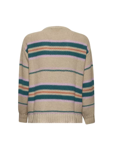 Dzianinowy sweter Weekend beżowy