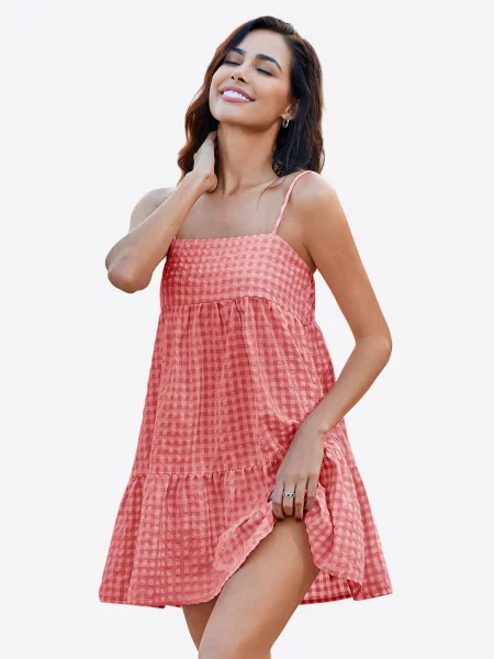 Imily Bela Rochie de vară pepene / deschis roșu
