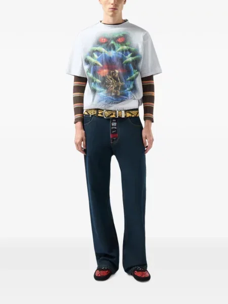 Tricou Gcds cu imagine gri
