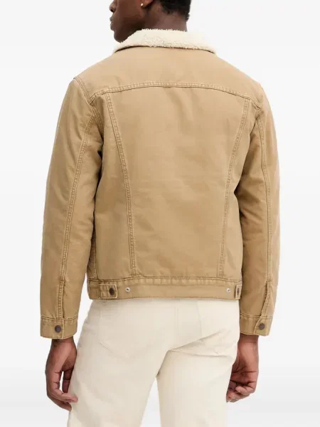 Дънково яке Levi's® с качулка зелено