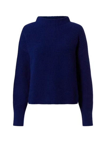 Sweter z dzianiny ze stójką model ‘TELLINA’ Someday niebieski