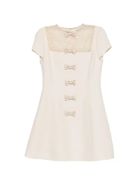 Rochie mini Valentino Garavani cu funde din dantelă