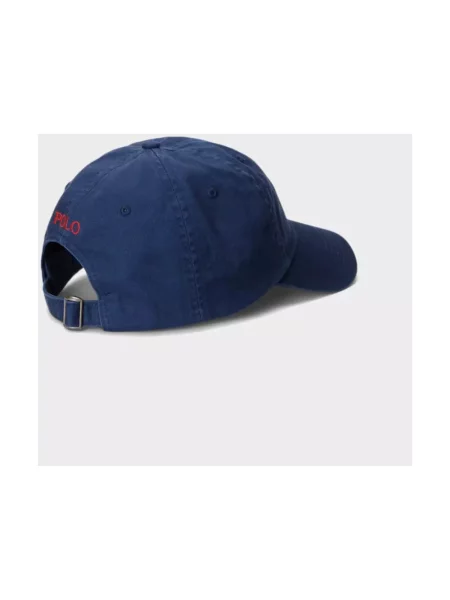 Polo Ralph Lauren czapka z daszkiem z aplikacją niebieska