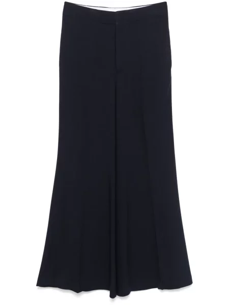 Pantaloni Victoria Beckham albastru