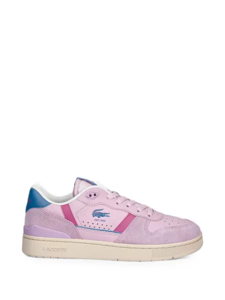 Sneakerși Lacoste cu autograf roz