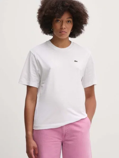 Lacoste női póló fehér. Méret: 34 fehér
