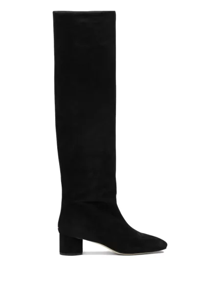 Botine Aeyde din piele de căprioară negru