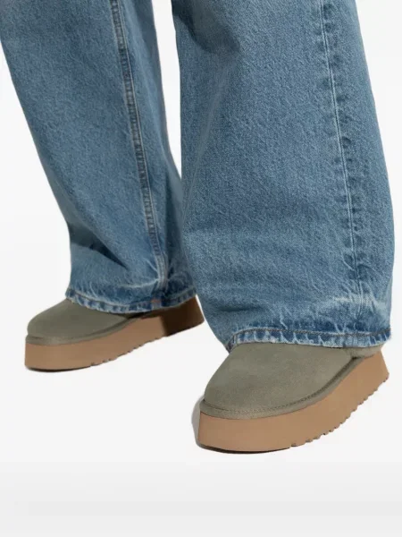 Botine Ugg cu platformă verde