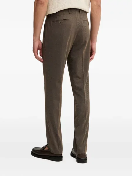 Pantaloni Sisley cu dungi maro