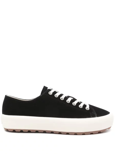 Tenisice Sandro od brušene kože crna