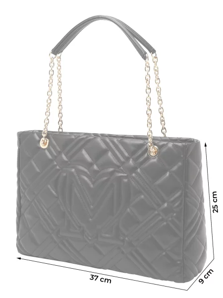 Crossbody torbica Love Moschino črna