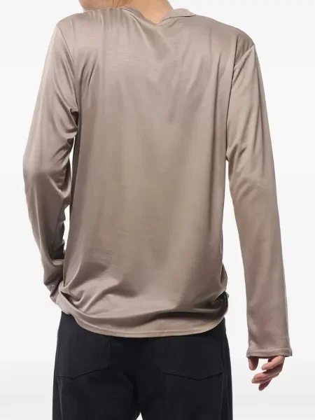 Lung tricou Omar Afridi gri
