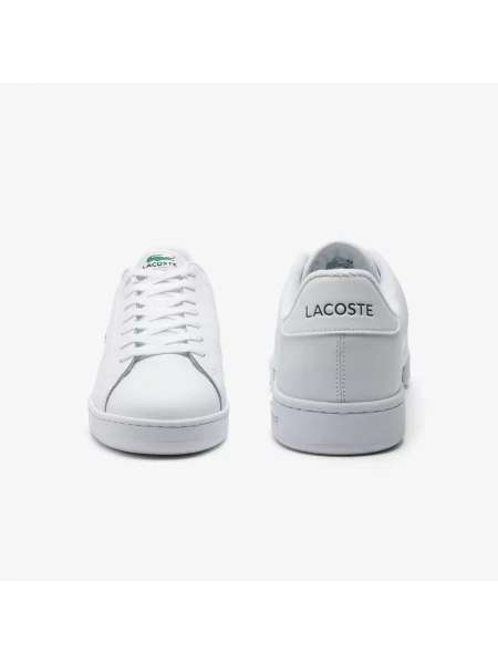 Lacoste Skórzane Sneakersy Carnaby Cup biały
