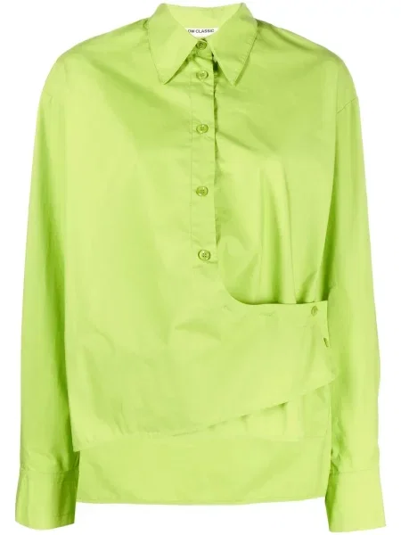 Cămașă Low Classic clasică verde