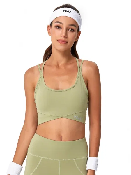 YEAZ Sport top Classy / verde deschis gri