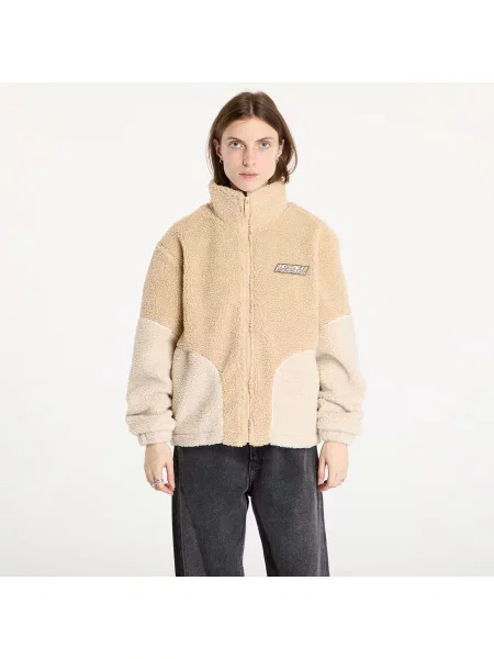 Kurtka Karl Kani Sport Patch Teddy Block Track Jacket Sand/ Light Sand XS beżowa