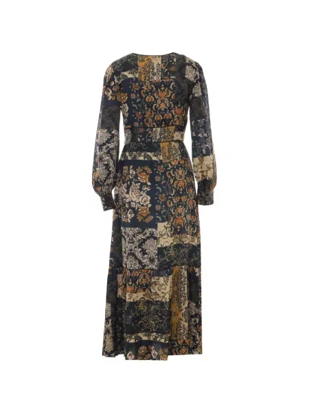 Rochie Liu Jo cu imagine cu model paisley albastru