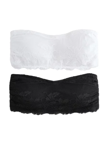 Next Sutien negru alb