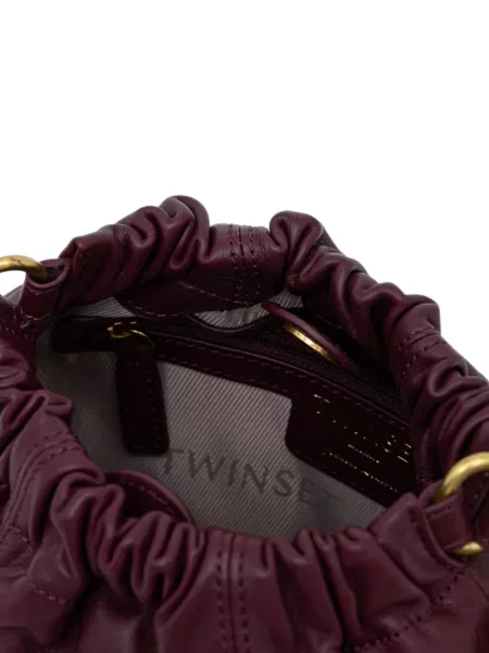 Geantă Twinset cu volane violet