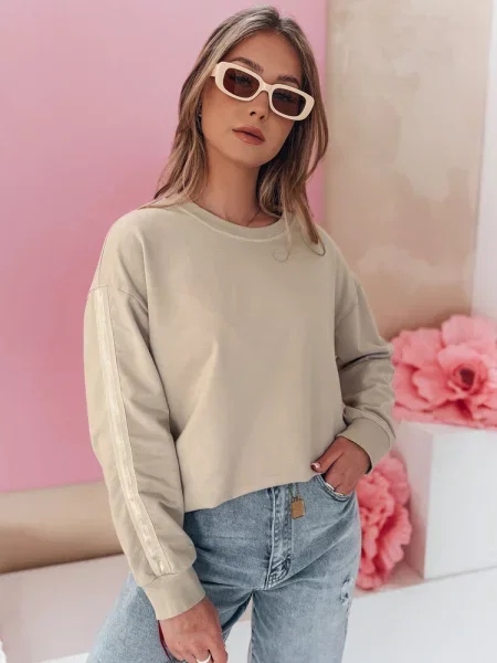 Bluza one size masełko LUMIVIA cappuccion Dstreet