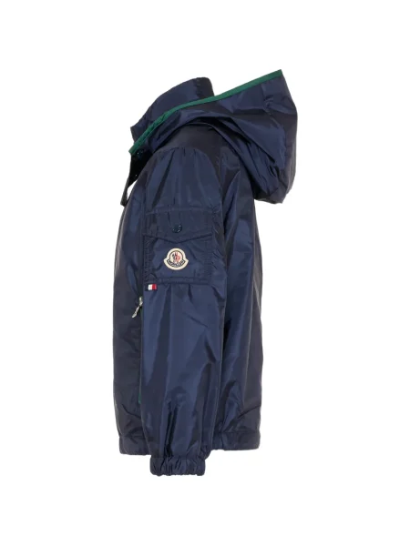 Kurtka dziecięca Moncler Enfant niebieska