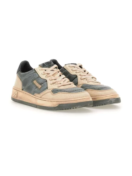Sneakersy Autry skórzane szare
