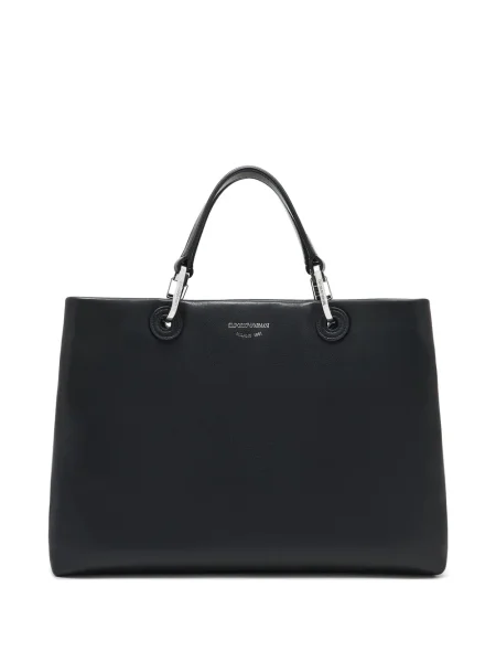 Geantă Emporio Armani din piele negru