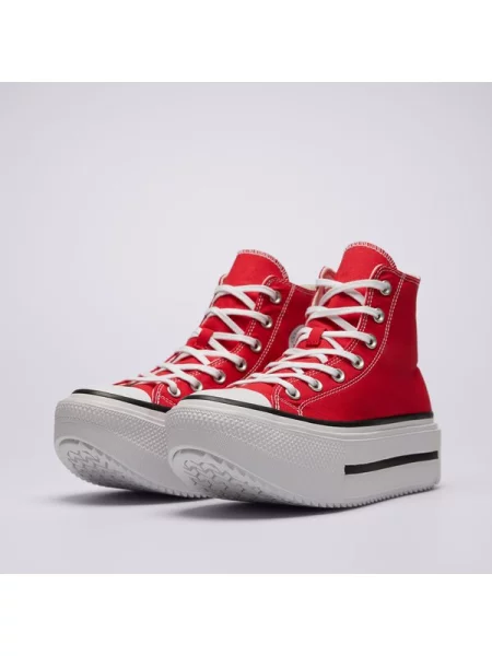 Tenisice Converse Chuck Taylor All Star Lift Double Stack crvena