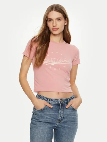 Guess Jeans Tricou roz
