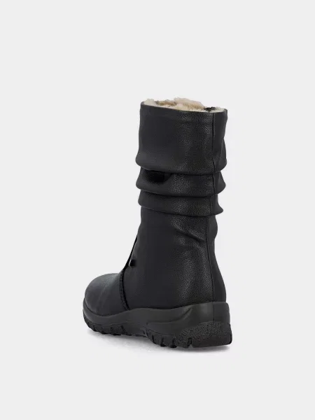 Кожаные ботинки Rieker черные