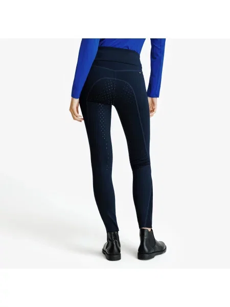 Legginsy jeździeckie full grip niebieskie