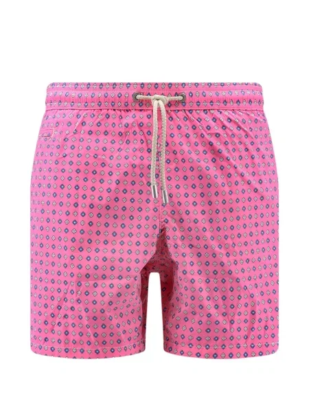 Slip de baie Mc2 Saint Barth cu model floral cu imagine roz