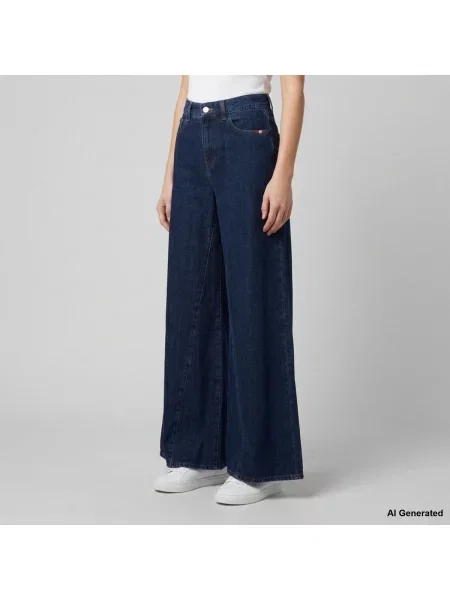 Džínsy Amish kamene modrá