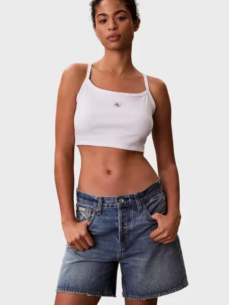 Детский топ Calvin Klein Jeans белый