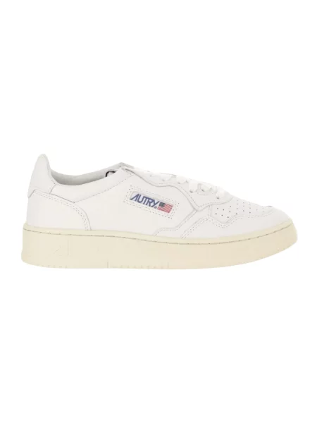 Sneakersy Autry skórzane białe