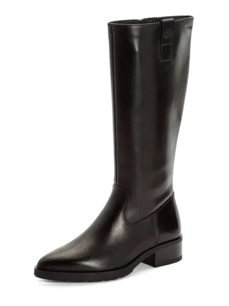 Tamaris Kozačky černá