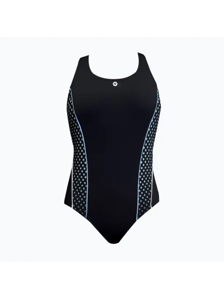 Costum de baie întreg pentru femei RAS Malaysia Sport Back black negru