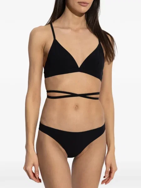 Bikini Isabel Marant cu legături negru