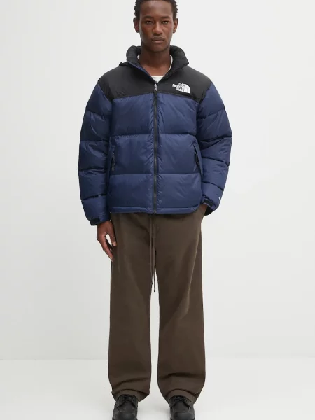Пуховик The North Face ретро синий