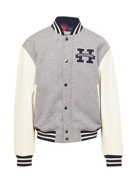 Tommy Hilfiger Geacă bomber Varsity gri