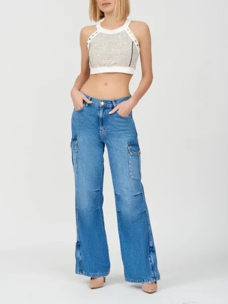 Топ Liu Jo бежевий