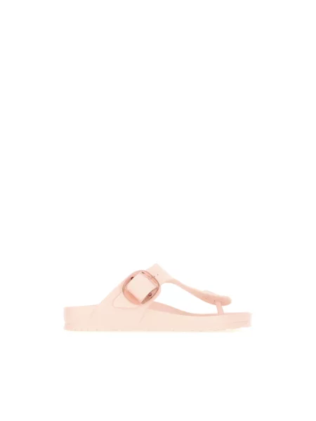 Klapki Birkenstock na sprzączkę różowe