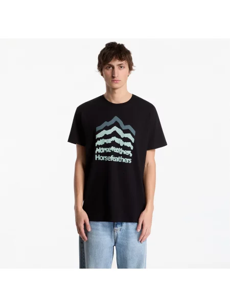 T-shirt Horsefeathers Landform T-Shirt Black M μαύρο