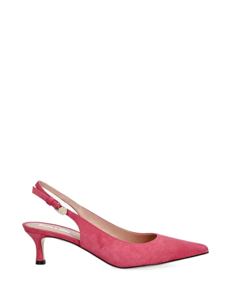Pantofi cu toc Pollini slingback roz