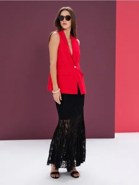 Юбка Sinsay из тюля черная