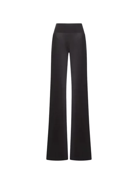 Pantaloni Rick Owens cu nervuri negru