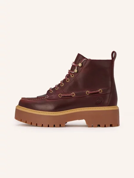 Timberland Botki Sznurowane Stone Street rot