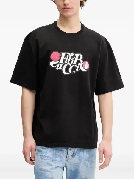 Tricou Fiorucci cu imagine negru