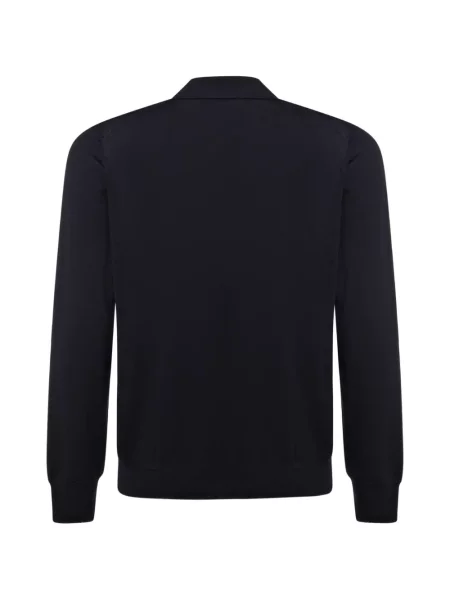 Gulerat lung tricou polo Galiano albastru