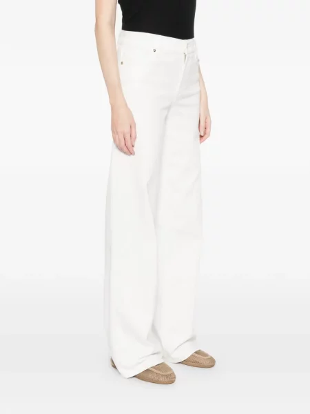 Spodnie palazzo Frame biały